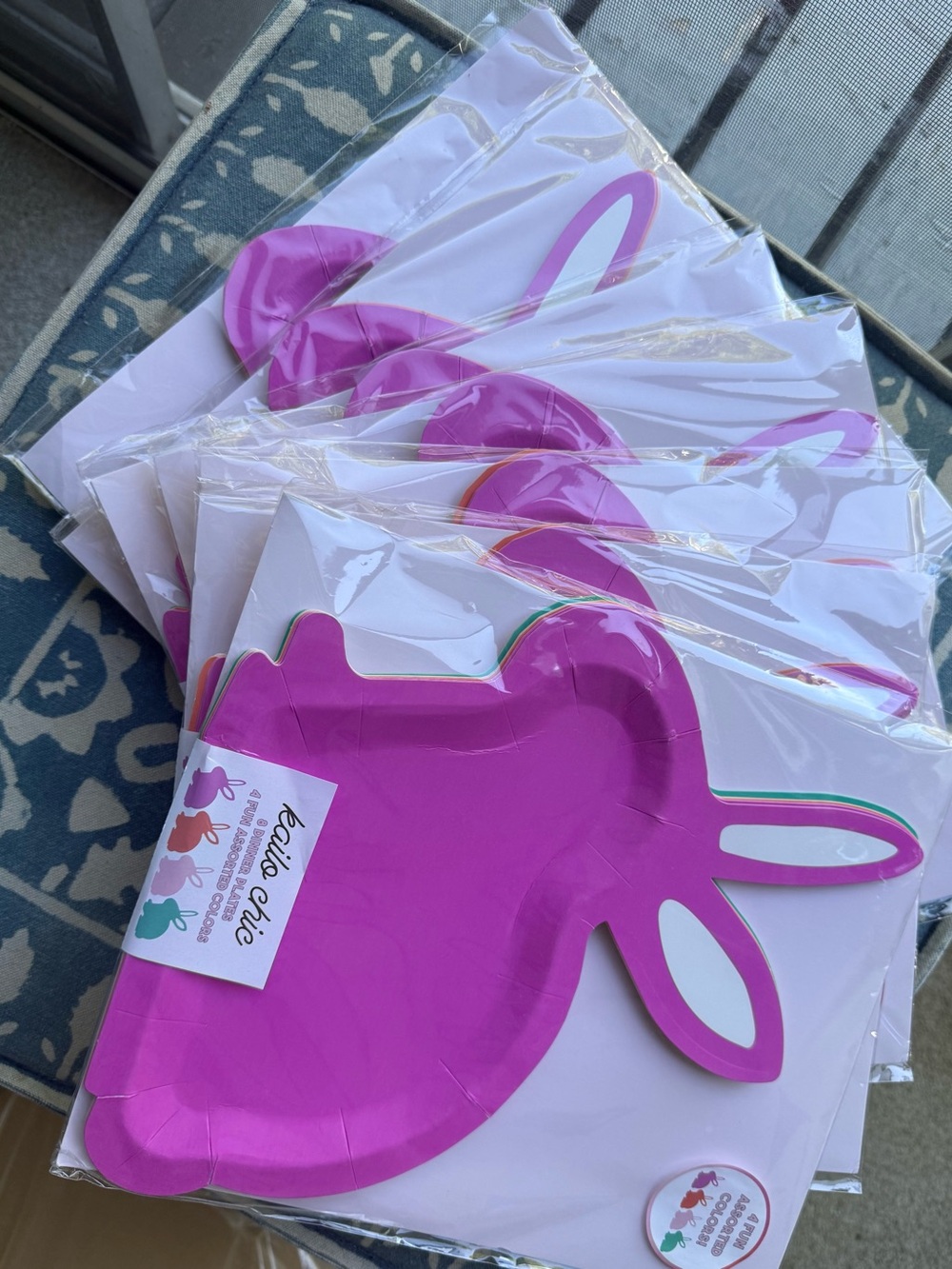 kailo chic Pink Dinner Plates - Set of 8